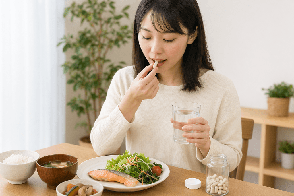 補う
